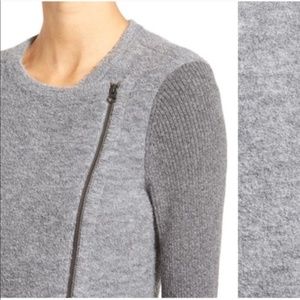 Caslon Sweaters - caslon ∙ mixed knit moto sweater Caslon Sweaters - caslon ∙ mixed knit moto sweater